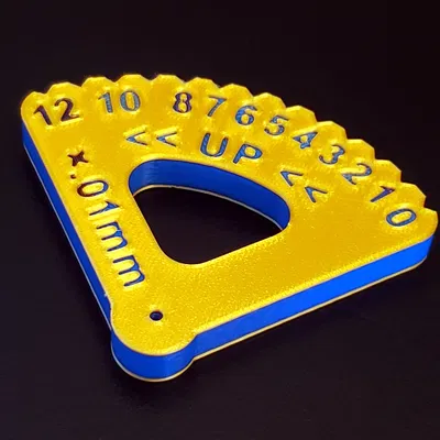 Thước đo cân bàn cho Prusa MK3/MK4 mod ống silicon / Nylock