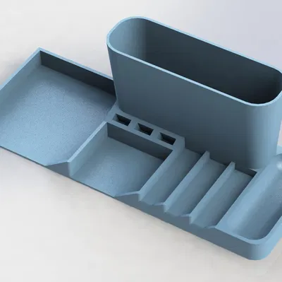 Kệ Đựng Giấy Note, Bút Viết Và USB