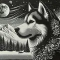 Husky Tuyết 2 - Tô màu bằng Filament - Thumbnail 1