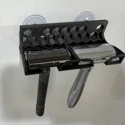 Giá Đỡ Dao Cạo và Chỗ Để Điện Thoại Phòng Tắm