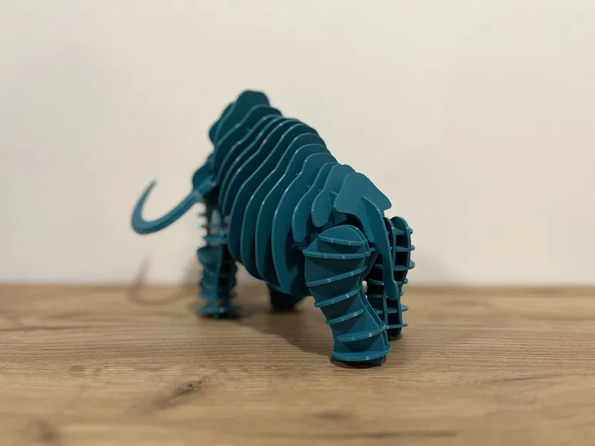 Mô hình "Mammoth" 3D Puzzle - 72 Mảnh Ghép - Image 2