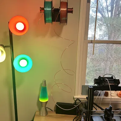 Giá Đỡ Cuộn Dây Dùng Keo Dán Tường