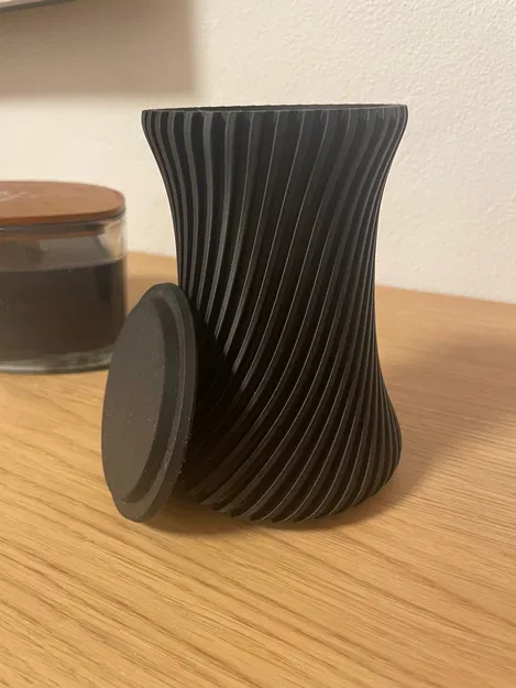 Lọ hoa xoắn ốc hoặc hũ đựng - Image 3