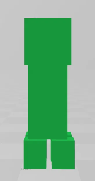 Mô hình Minecraft Creeper - Image 1