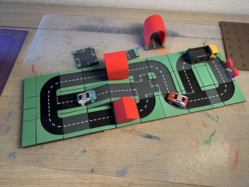 Hộp Đồ Chơi Xe Hơi Lắp Ghép Nhiều Màu - Image 1