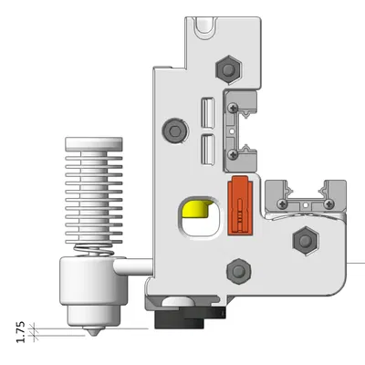 Mod BD Sensor X-Carriage cho Voron 2 v2.4