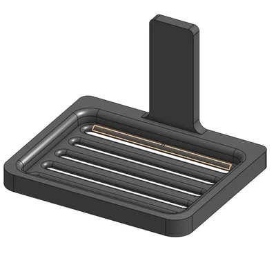 Kệ Xà Bông Dán Tường Bằng Cốc Hút