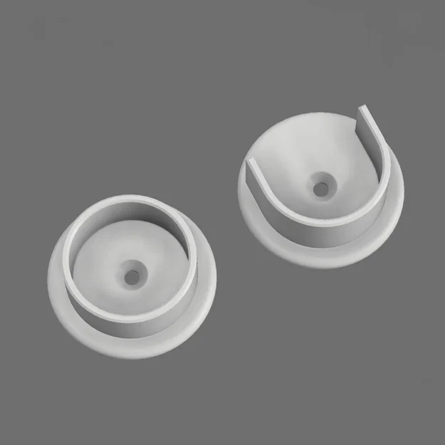 Bộ Đế Treo Thanh Ngang Tủ Quần Áo (Cho Thanh 1 3/8 inch Tiêu Chuẩn Mỹ) - Image 1