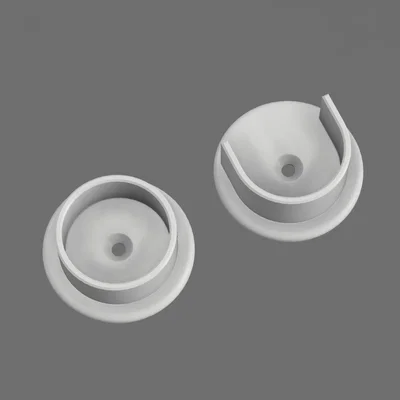 Bộ Đế Treo Thanh Ngang Tủ Quần Áo (Cho Thanh 1 3/8 inch Tiêu Chuẩn Mỹ)