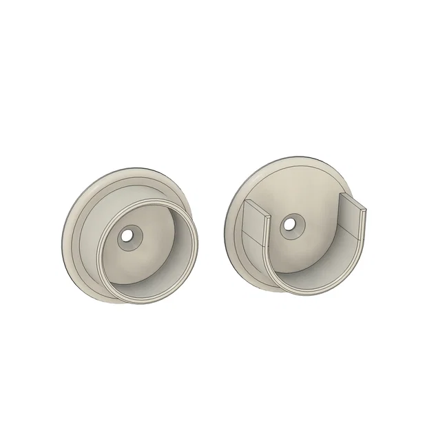 Bộ Đế Treo Thanh Ngang Tủ Quần Áo (Cho Thanh 1 3/8 inch Tiêu Chuẩn Mỹ) - Image 2