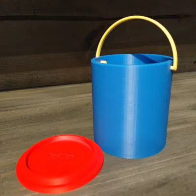 Thùng đựng sơn có nắp và tay cầm Tổ chức Lưu trữ Xô