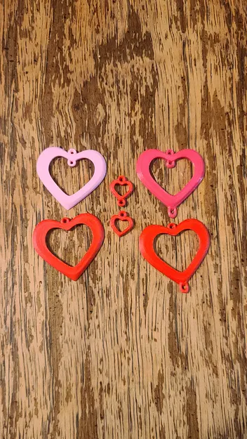 Bông Tai Tim Nhiều Tầng Có Biến Thể - Image 2