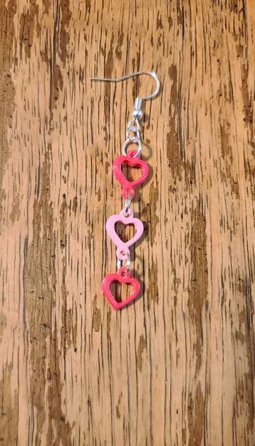 Bông Tai Tim Nhiều Tầng Có Biến Thể - Image 4