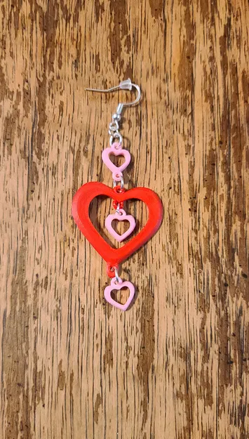 Bông Tai Tim Nhiều Tầng Có Biến Thể - Image 7