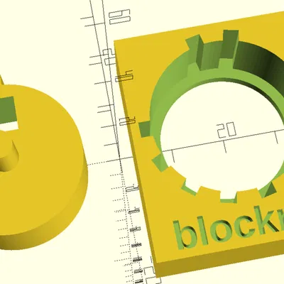 Blockmit Cold Wallet Washer Stamping Jig Customizer