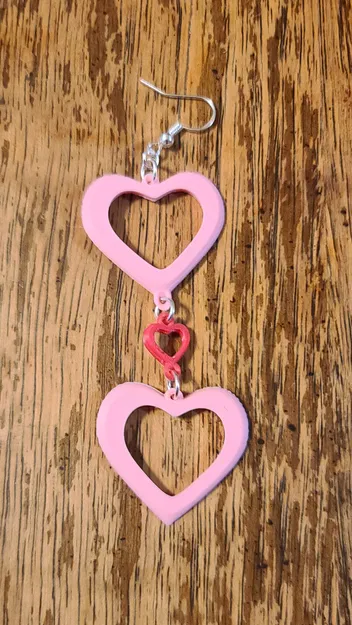 Bông Tai Tim Nhiều Tầng Có Biến Thể - Image 9