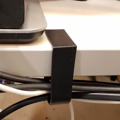 Kẹp Quản Lý Dây Bàn Tùy Chỉnh Được, Có Tùy Chọn Dán Glue Dot