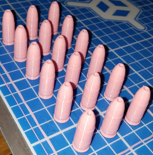 Viên đạn huấn luyện 9mm Luger 9x19mm có đế giảm chấn ghim đập bằng TPU - Image 6