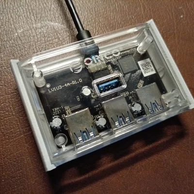 Giá đỡ USB Hub "ORICO USB-A Hub 4xUSB 3.0 Trong Suốt"