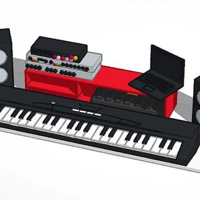 Mô hình đàn Piano để bàn