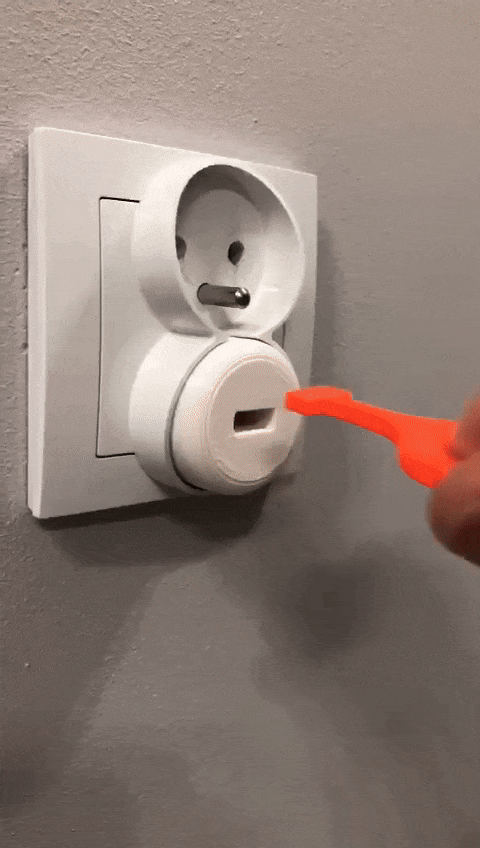 Phích Cắm An Toàn Ổ Điện (EU) + Bản Vẽ STEP - Image 1