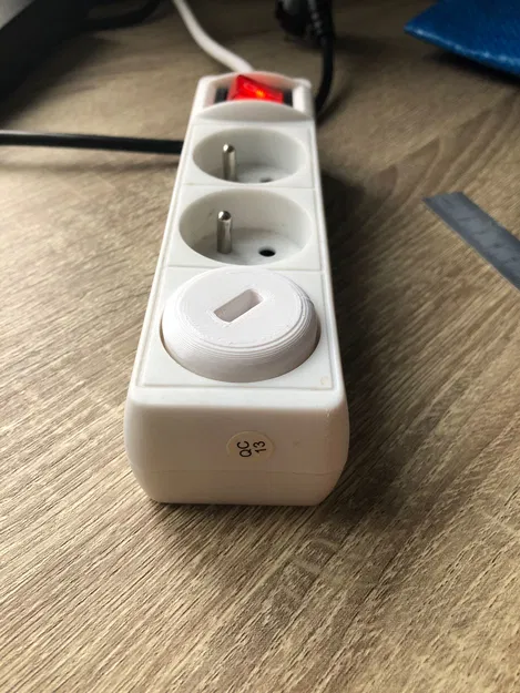 Phích Cắm An Toàn Ổ Điện (EU) + Bản Vẽ STEP - Image 4