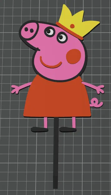 Chốt Bánh Hình Peppa Pig - Image 1