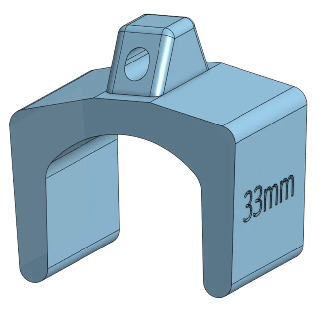 Thước đo bánh xe đạp 33mm - Image 1