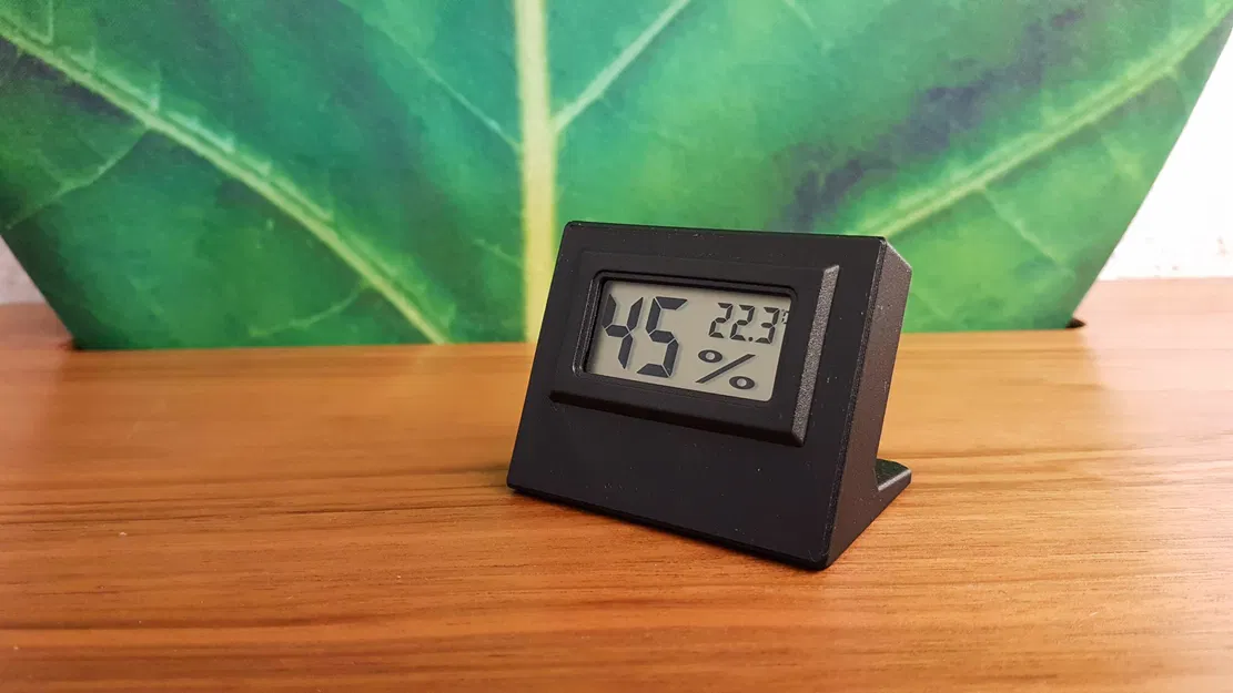 Đế Đựng Ống Đo Nhiệt Độ / Độ Ẩm LCD - Image 1