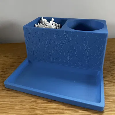 Khay Đựng Bông Tẩy Trang và Tăm Bông Phòng Tắm