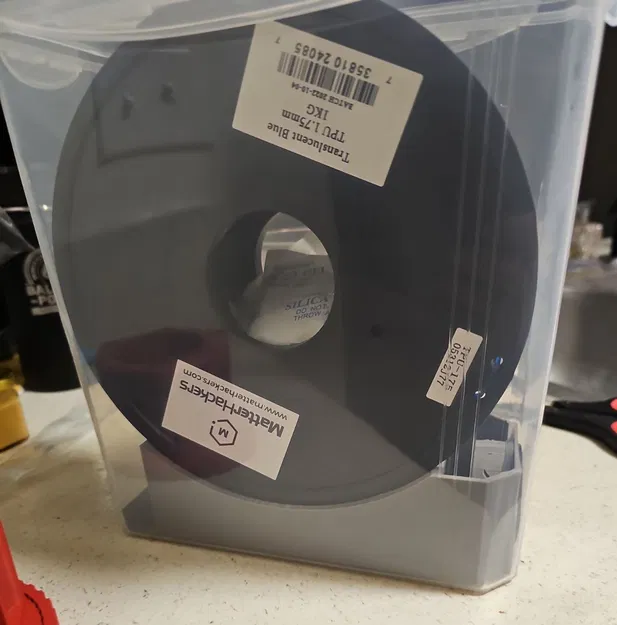 Hộp Lưu Trữ Cuộn Dây In 3D Có Chỗ Để Hạt Hút Ẩm và Ẩm Kế - Image 2