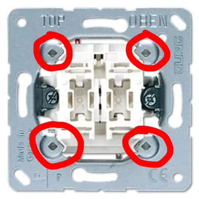 Nắp công tắc đèn IKEA STYRBAR / Lightswitch IKEA STYRBAR - JUNG
