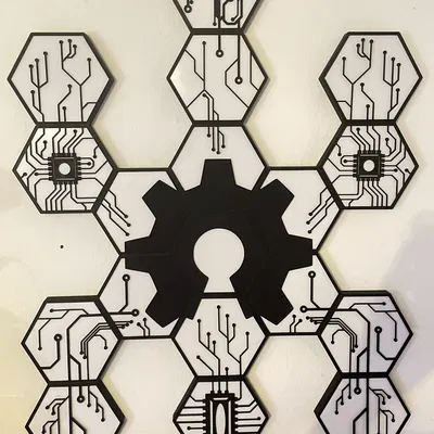 Hexagonal Nanoleaf - Mạch Điện Tử