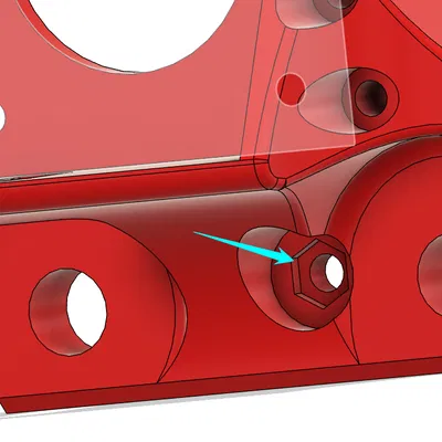 Adapter Truy Động Trực Tiếp Cho Ender 3 V2 (Motor Pancake)