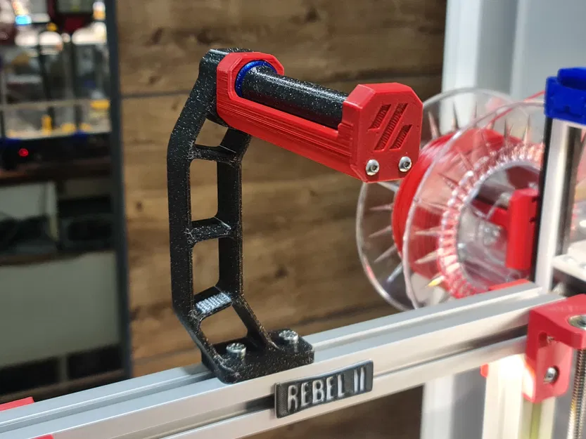 Giá đỡ cuộn dây cho thanh nhôm 3030 (chỉnh sửa từ giá đỡ cuộn dây Voron/Switchwire dùng vòng bi) - Image 1