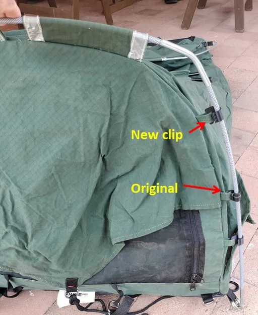 Kẹp chữ J cho Swag hoặc lều (Kẹp sào lều sợi thuỷ tinh) - Image 4