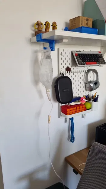 Kẹp Túi IV Cho Kệ Ikea BERGSHULT - Image 1