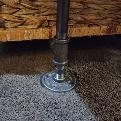 Chân trượt cho bàn cà phê ống kim loại