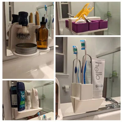 Kệ "nổi" bằng giác hút cho Phòng tắm, Nhà bếp và hơn thế nữa