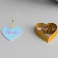 Khuôn Cắt Đất Sét STL Hoa Tai Tình Yêu Valentine - Thumbnail 3