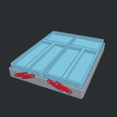 Hộp đựng dao kéo có thể gập ra