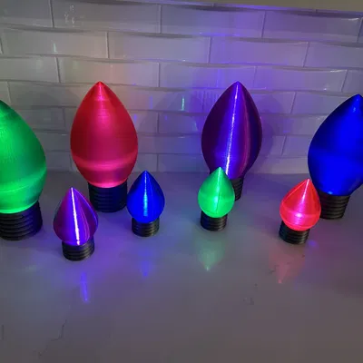 Đèn LED Siêu Sáng Giáng Sinh - Xoay để bật, không cần chế độ lọ