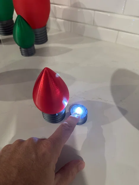 Đèn LED Siêu Sáng Giáng Sinh - Xoay để bật, không cần chế độ lọ - Image 4