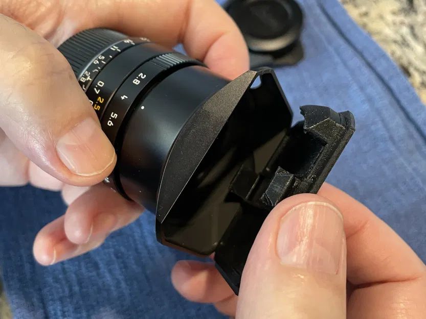 Chụp nắp loa che nắng cho ống kính Leica Elmarit-M 28mm và Summicron-M 35mm - Image 1