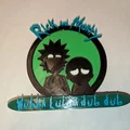 Kệ Đựng Biển Báo Rick and Morty - Thumbnail 3