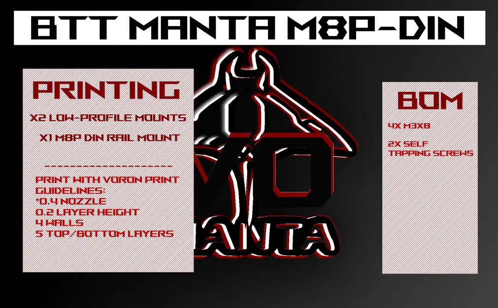 Giá đỡ DIN Manta M8P [Kiểu dáng mỏng gọn] - Image 3