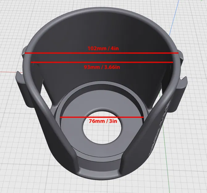 Chỗ Để Ly Xe Lăn Có Ngàm Đuôi Én và Khe Cắm - Image 2
