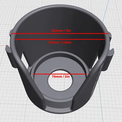 Chỗ Để Ly Xe Lăn Có Ngàm Đuôi Én và Khe Cắm