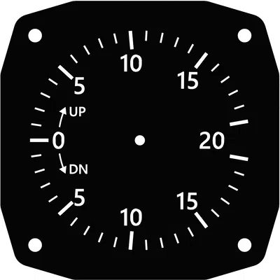 Đồng Hồ Đo Tốc Độ Tăng Giảm Độ Cao (Variometer) Cho Giả Lập Bay