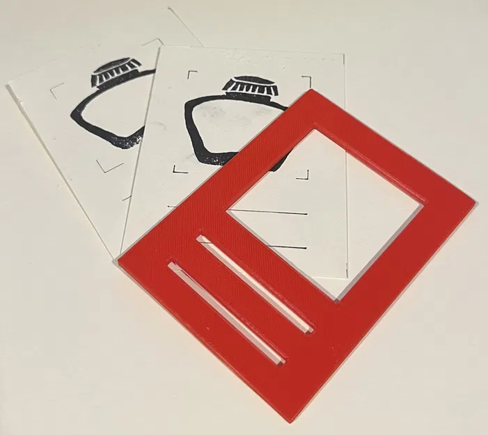 Khuôn Mẫu/Stencil Thẻ Thử Mực - Image 1